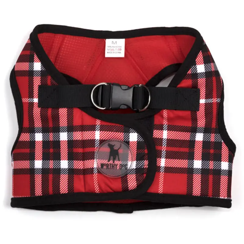 Sidekick Printed Red Plaid Harness