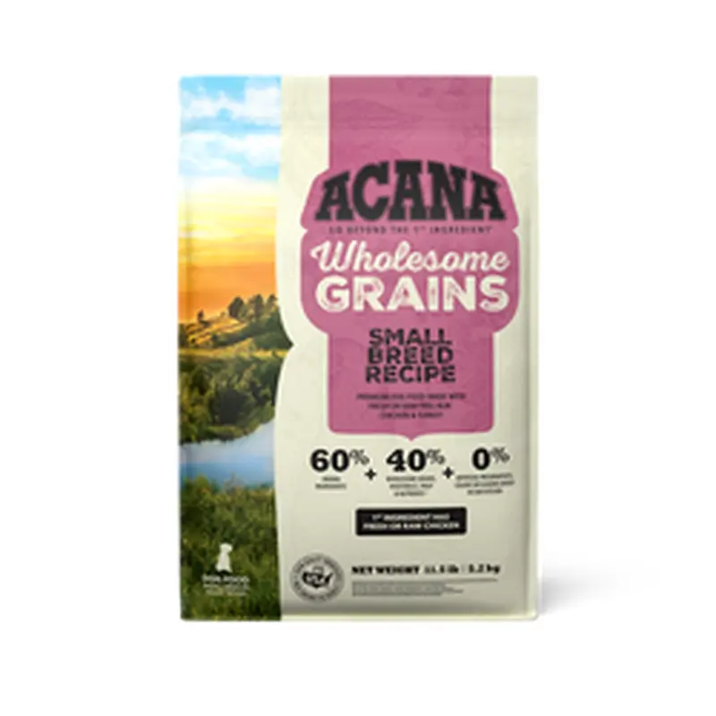 Acana Wholesome Grains Small Breed Dry Dog Food - Chicken & Turkey - 4lb Bag