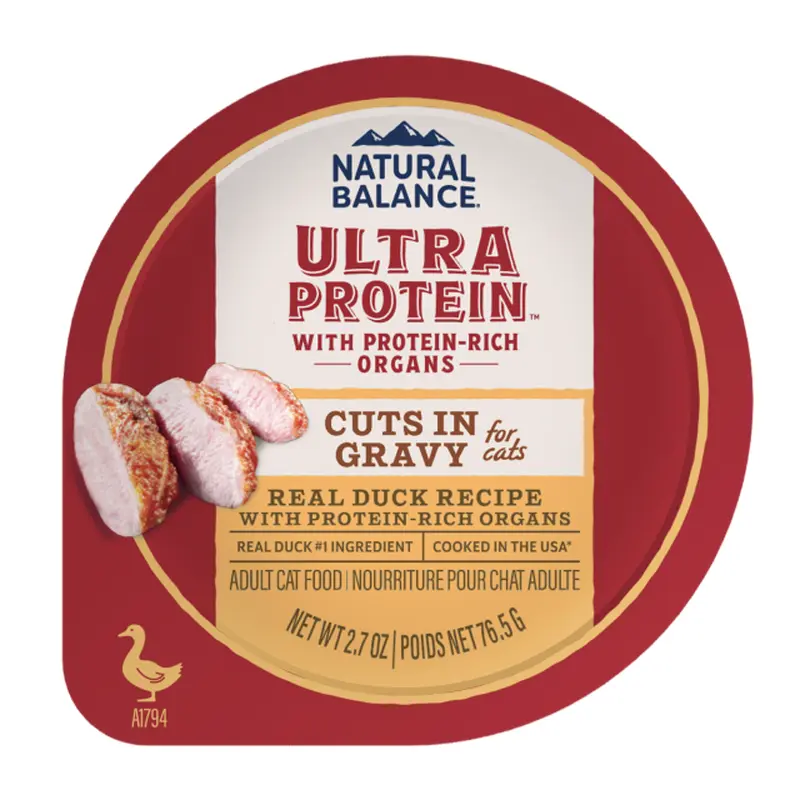 Natural Balance Ultra Protein Wet Cat Food - Duck & Organ with Gravy - 2.8oz