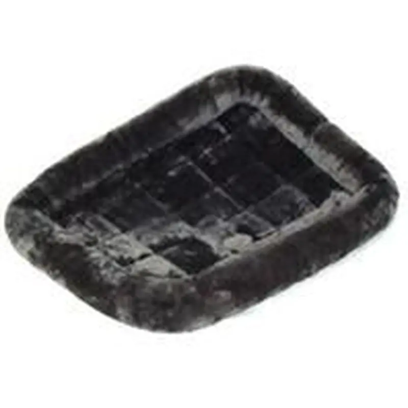 Midwest Quiet Time Bolstered Bed Grey 48 x 30in
