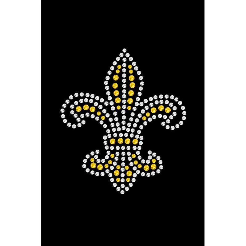 Fleur de Lis (Gold Rhinestones) - Bandanna