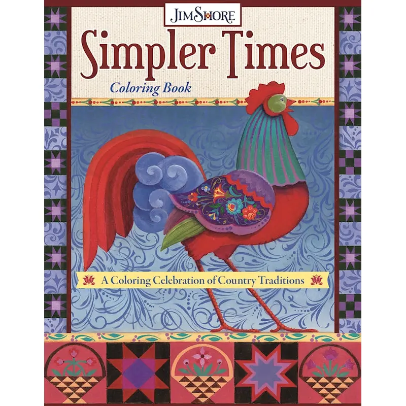 Simpler Times Coloring Book