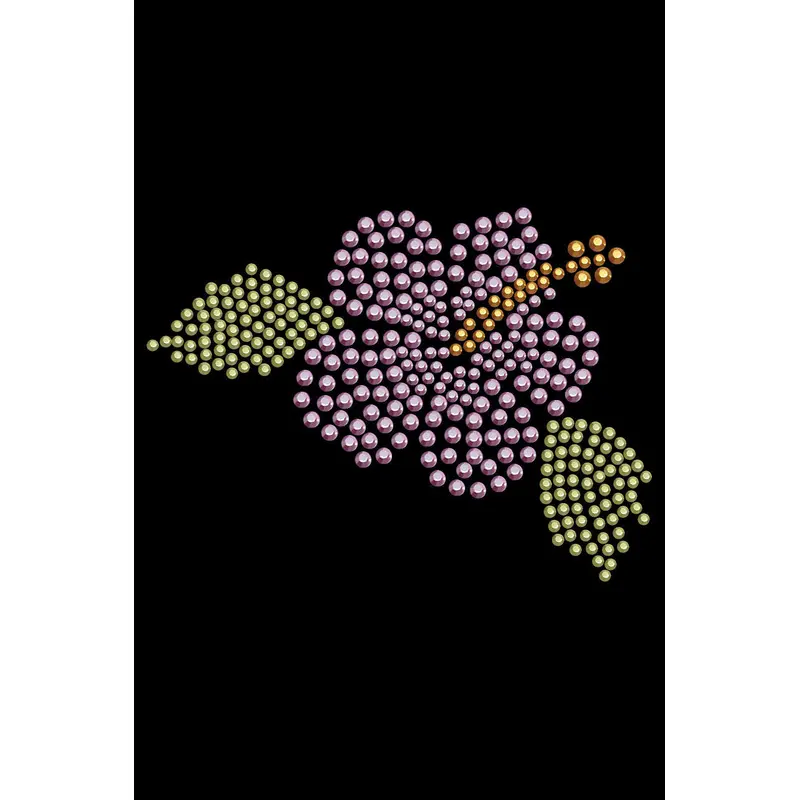 Small Light Pink Hibiscus - Bandanna