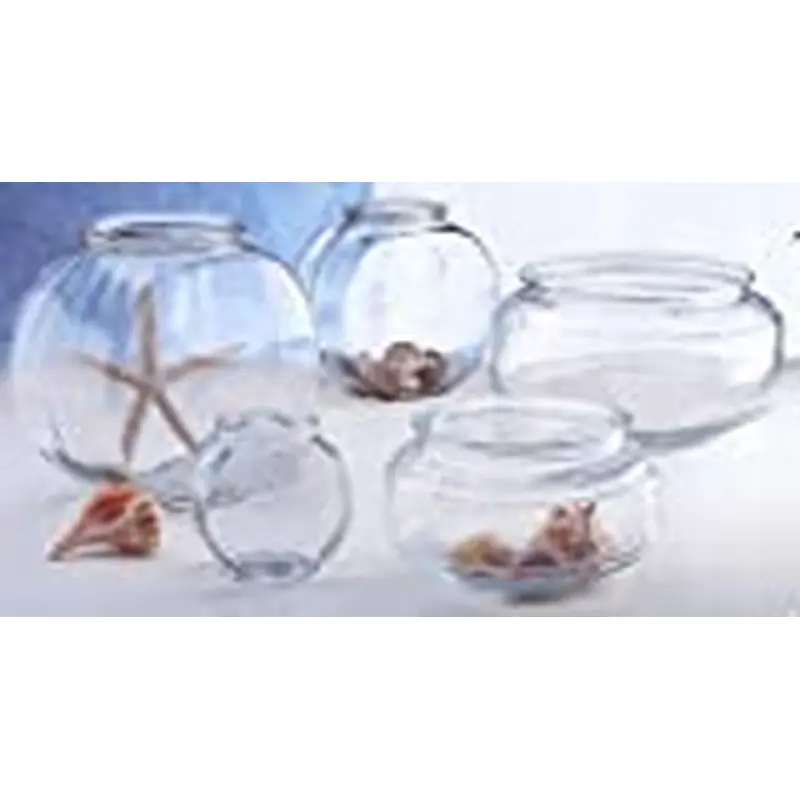 Anchor Hocking Classic Drum Style Fish Bowl 1 Gallon 5x8x8.5in