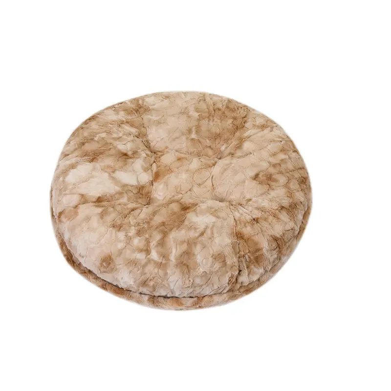 Beige Rabbit Bagel Bed