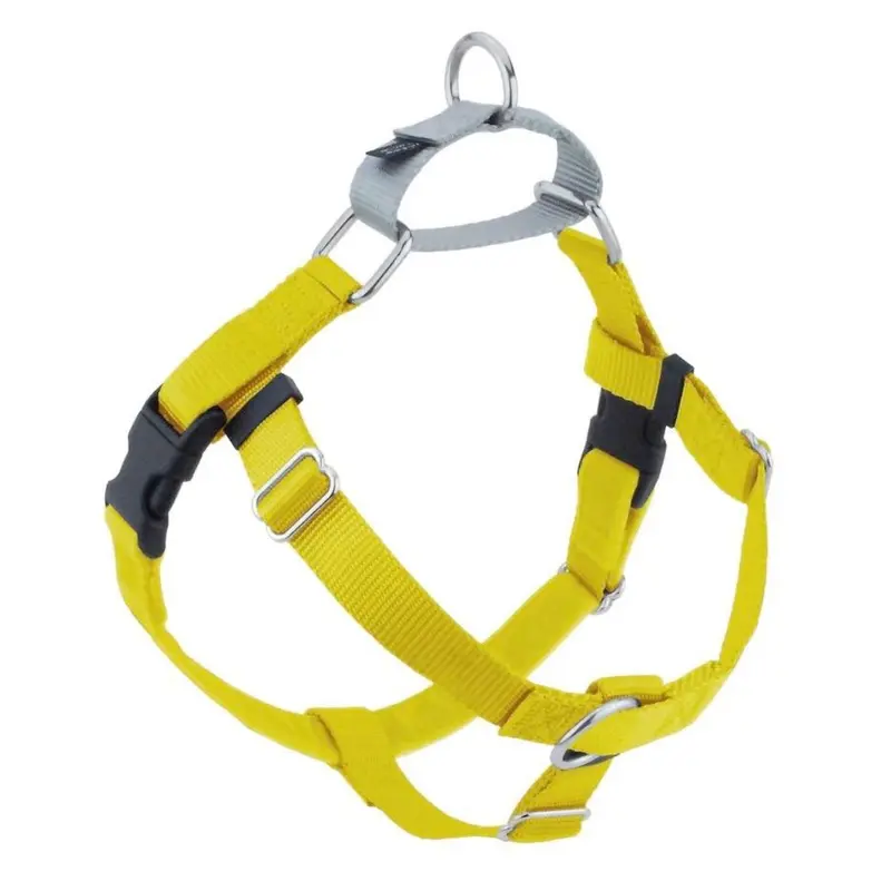 2 Hounds Design Freedom No-Pull Dog Harness - Small 5/8" x 20-24" - Yellow