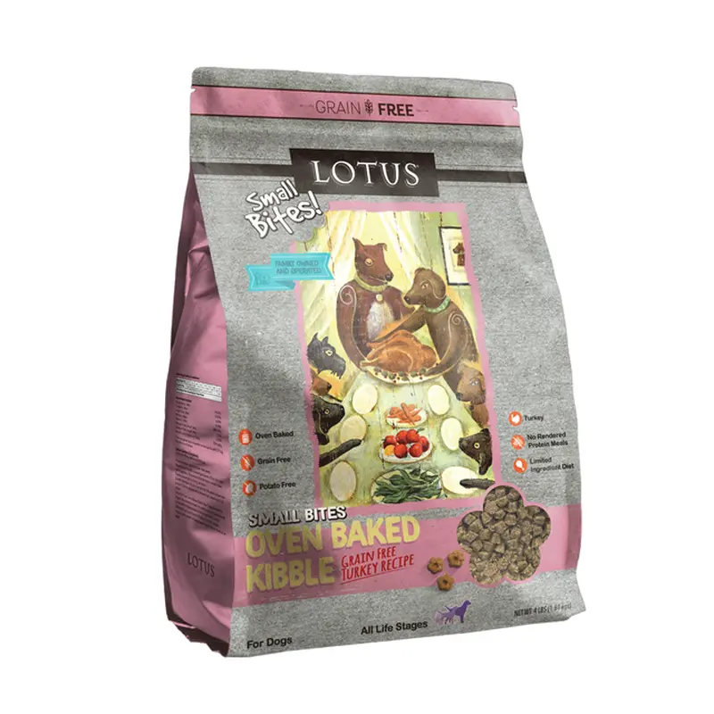 Lotus Small Bites Turkey Recipe Dry Dog Food 4lb
