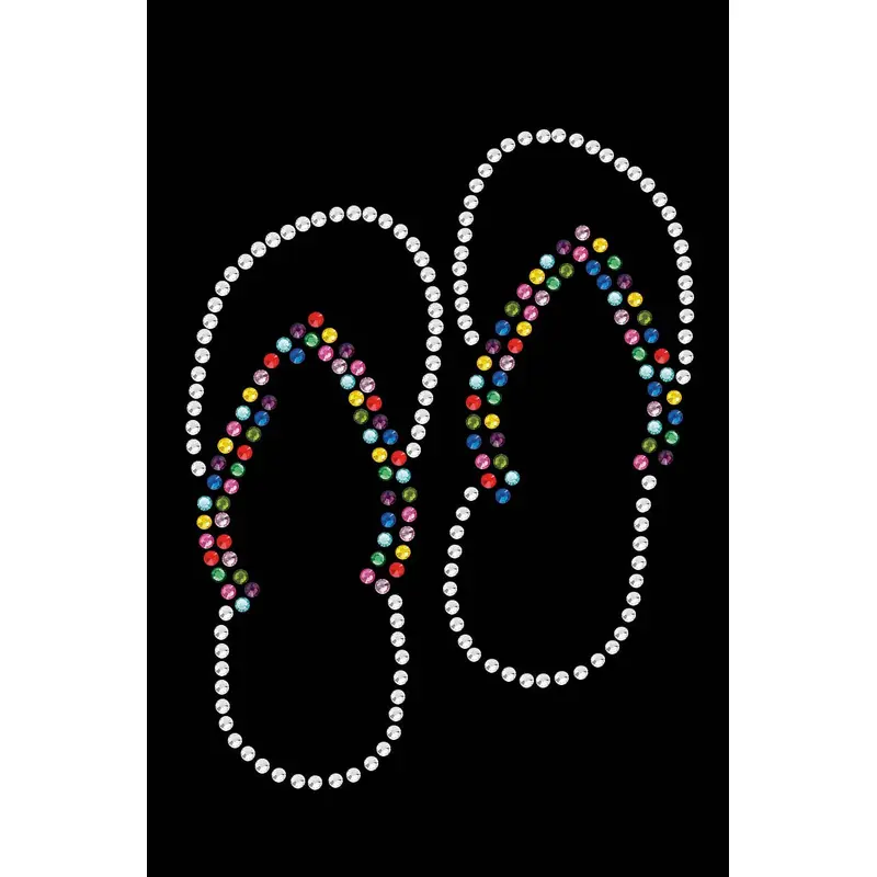 Flip Flops (Rhinestone)  - Bandanna