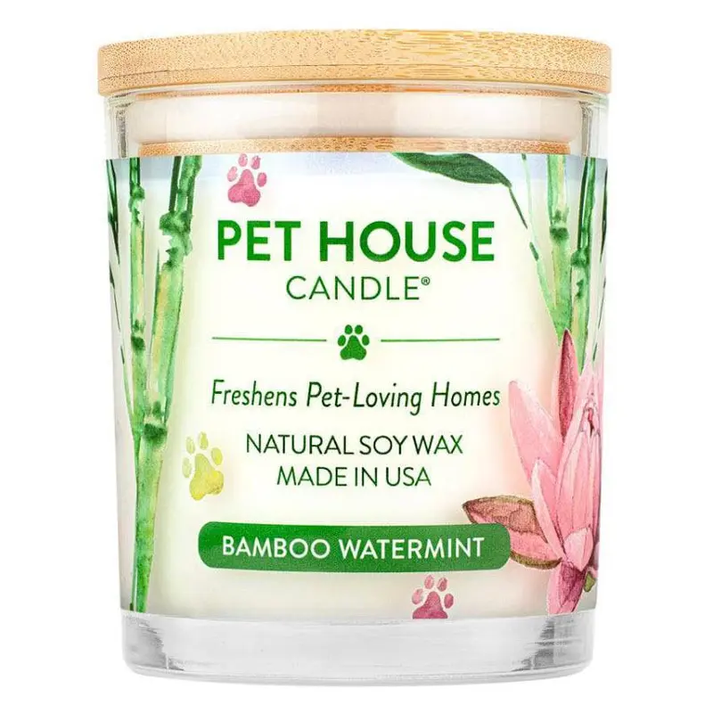 Pet House Candle Bamboo Watermint 8.5 oz