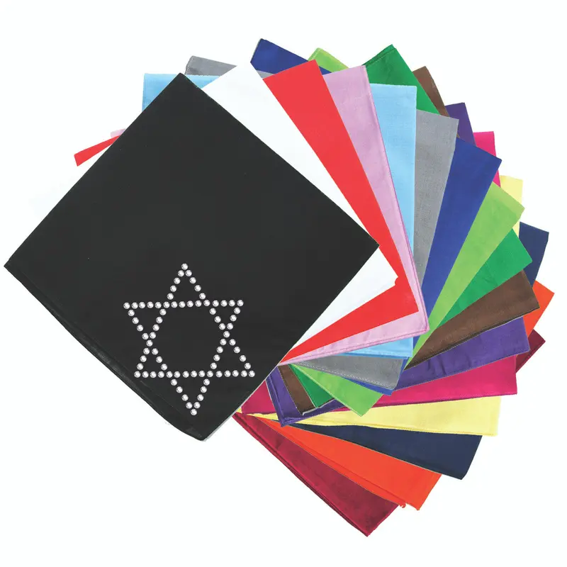 Star of David Small Rhinestud - Bandanna