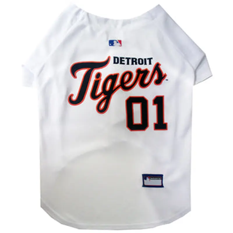 Detroit Tigers Dog Jersey - white