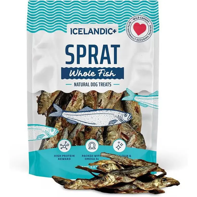 Icelandic Whole Sprats Dog Treats (2oz)