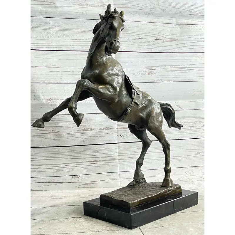 Sergeant Reckless USMC Marine Corps War Horse Mare Bronze Metal Sculpture Statue
