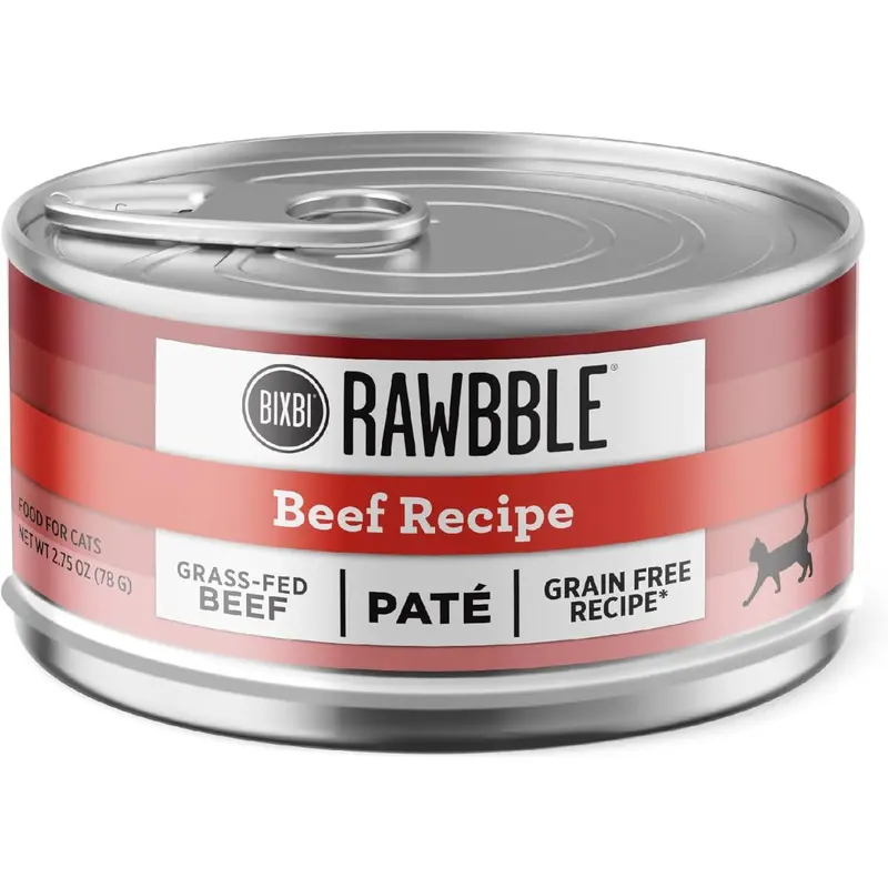 Bixbi Rawbble Beef Pate Grain Free Wet Cat Food 2.75oz