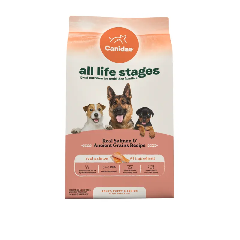 Canidae All Life Stages High Protein Dry Dog Food - Salmon & Ancient Grain - 27lb Bag