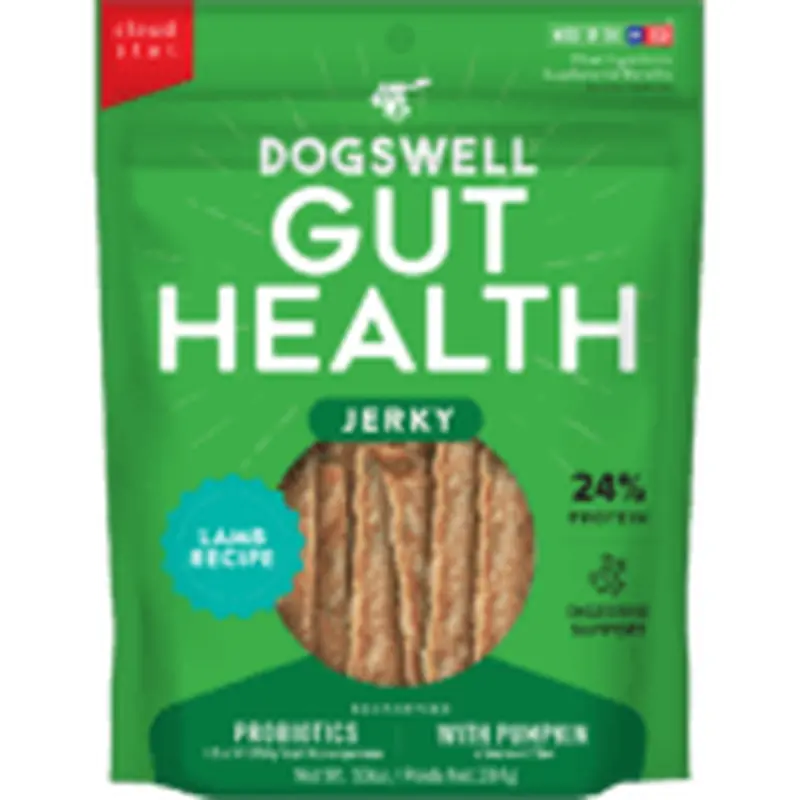 Dogswell Gut Health Jerky Dog Treats - Lamb - 20oz Bag
