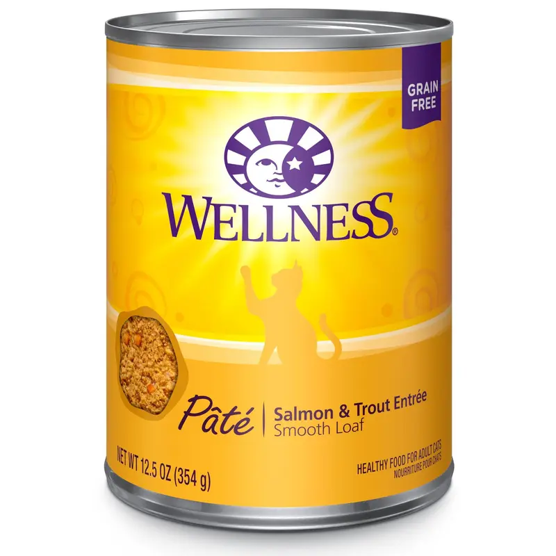 Wellness Adult Cat Salmon & Trout Formula
