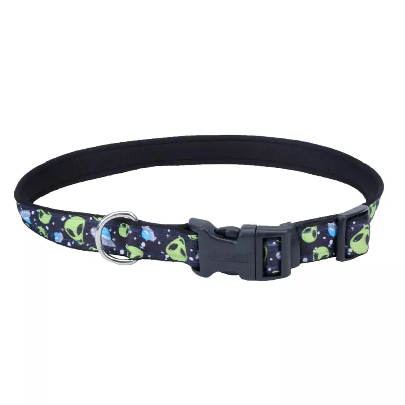 Coastal Exclusive Styles 1in Wide 18-26in Dog Collar Aliens
