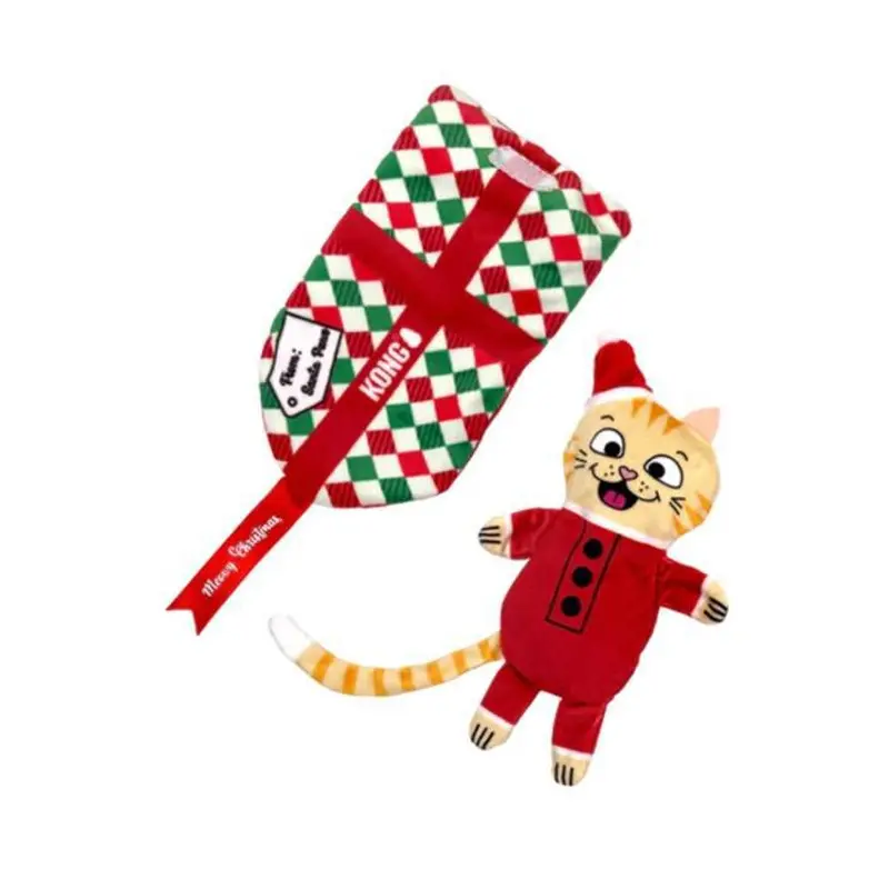 Kong Holiday Pull A Present Cat Toy