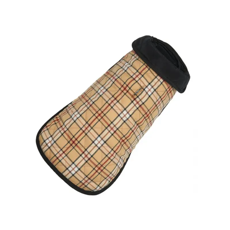 Plaid Diamond Quilted Coat