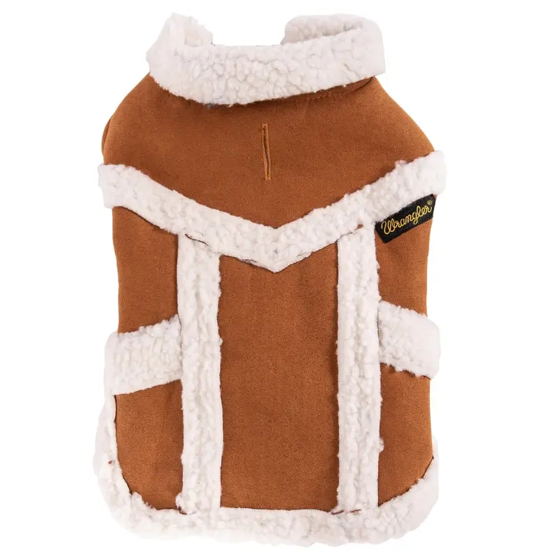 Wrangler Faux Suede & Sherpa Jacket