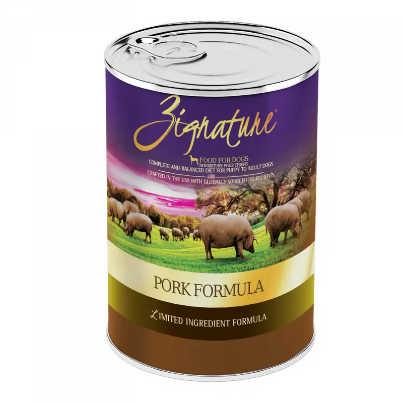 Zignature Limited Ingredient Diet Grain Free Pork Recipe Canned Dog Food