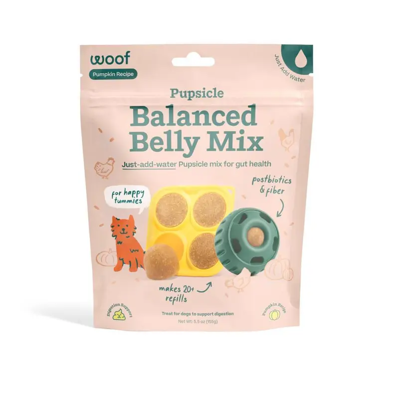 Woof Pet Pupsicle Treat Mix Balanced Belly 5.5 oz