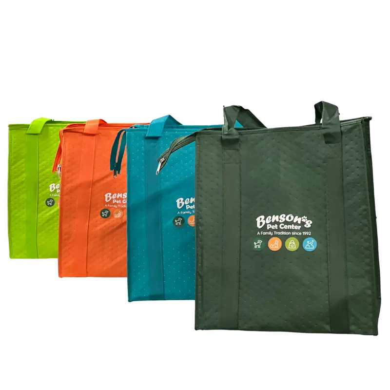 Benson's Thermo Insulated Reusable Tote Bag Lime