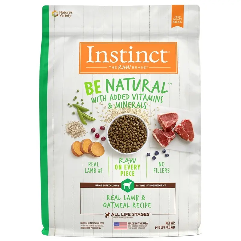 Instinct Be Natural Real Lamb & Oatmeal Dry Dog Food