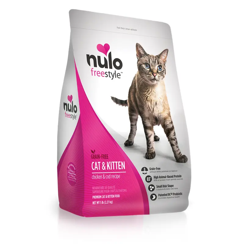 Nulo Freestyle Dry Cat Food 2lb Chicken and Cod