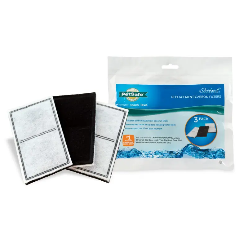 Drinkwell 2-Chamber Replacement Filters for Drinkwell Original, 3 Filters