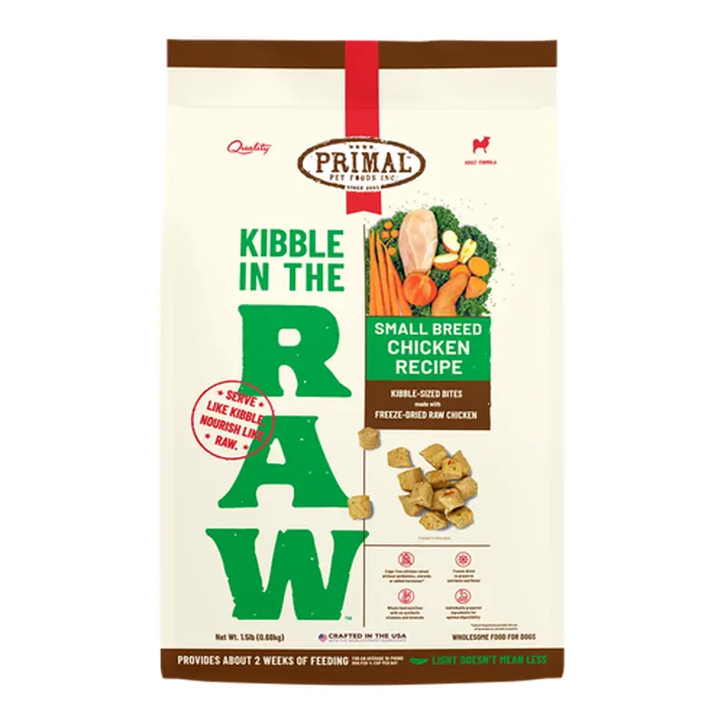 Primal Kibble in the Raw Small Breed
