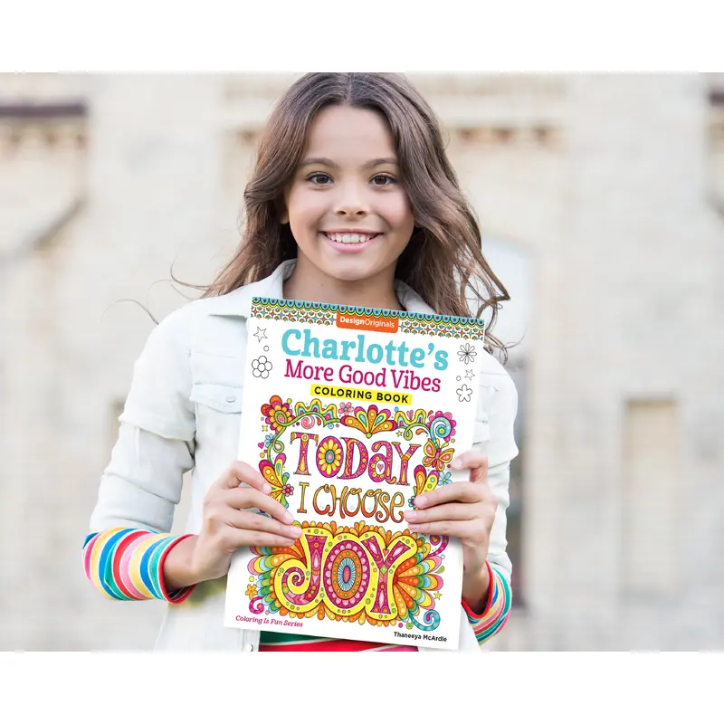 More Good Vibes Coloring Book Customized