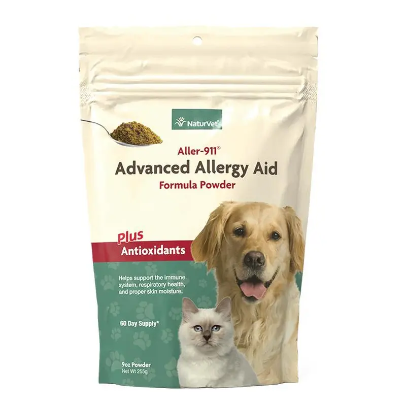 NaturVet Aller-911 Advanced Allergy Aid Formula Powder