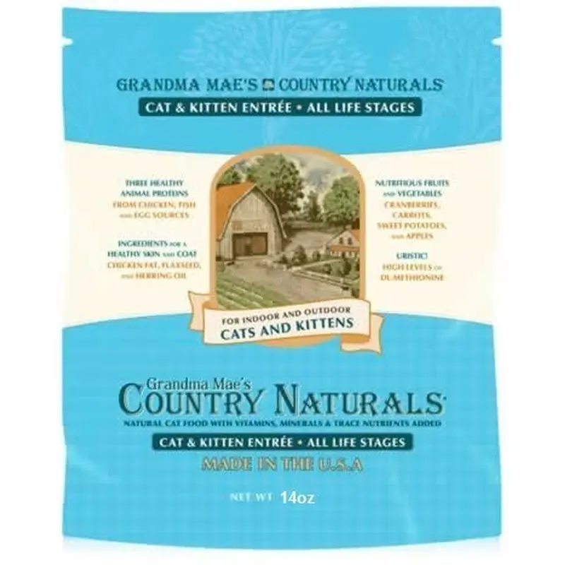 Grandma Mae's Country Naturals Dry Cat Food, 9 Oz