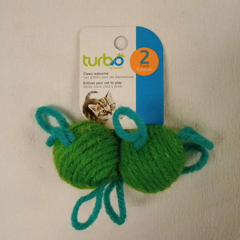 Turbo Wool Ball Green 2 Pk