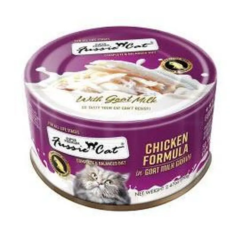 Fussie Cat Chicken in Goat Milk Gravy Cat Food 2.47oz