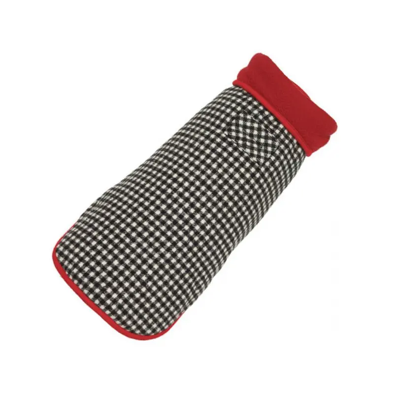 Houndstooth Fleece Lined Coat