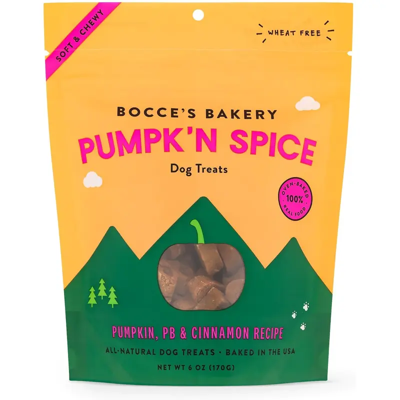 Bocce's Pumpk'n Spice Treats 6 oz