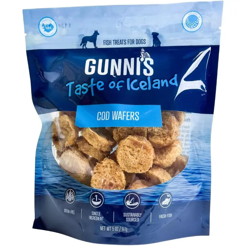 Gunni's Wafers Cod Treat 5 oz