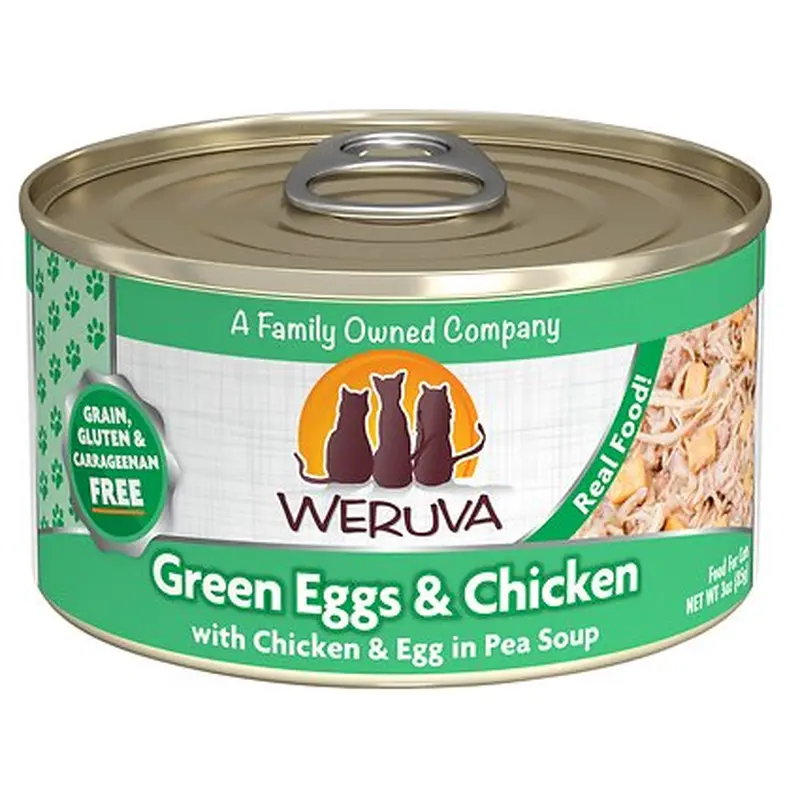 Weruva Cat Grain-Free Green Eggs & Chicken with Chicken, Egg & Greens in Gravy