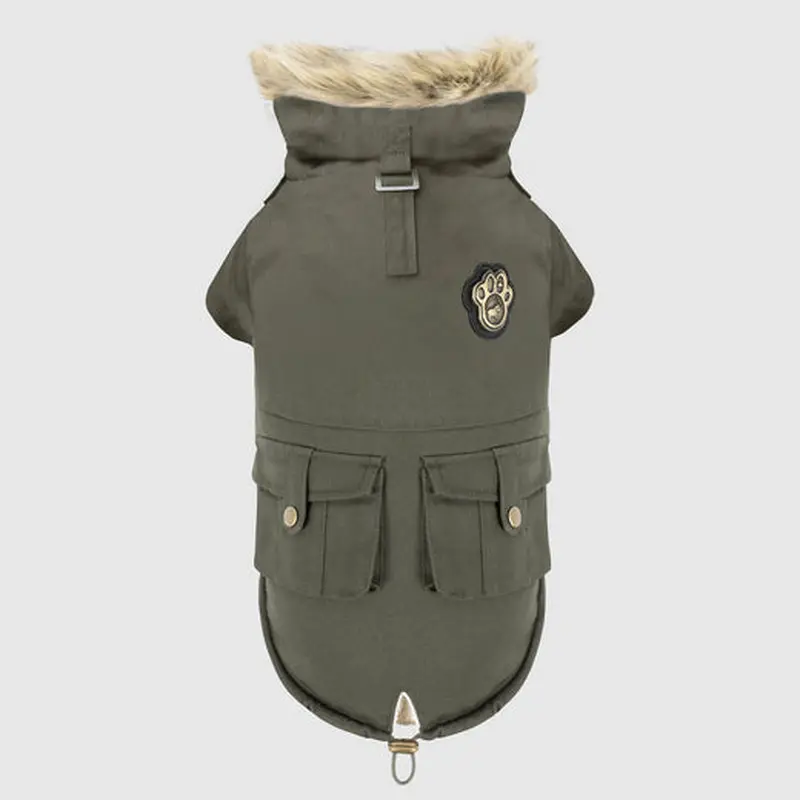 Canada Pooch Alaskan Army Green Parka Size 26