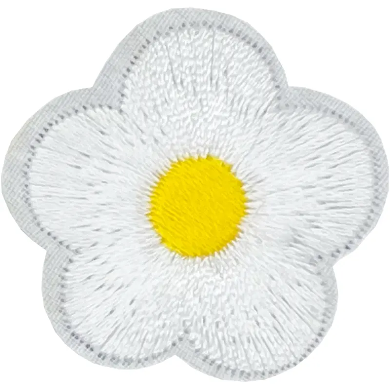 Small 5 Petal Flower (White) - Patch