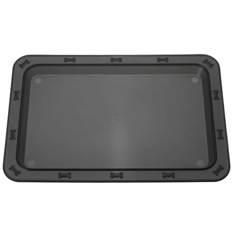 Petrageous Bone n' Up for Dinner Black Translucent Tray