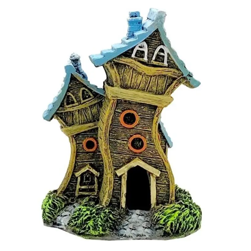 Blue Ribbon Exotic Environments Fun House Village Ornament