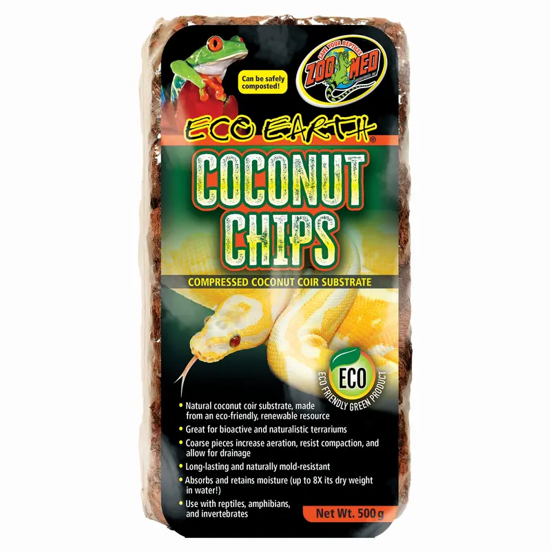 Zoo Med Eco Earth Compressed Coconut Chips 1500g
