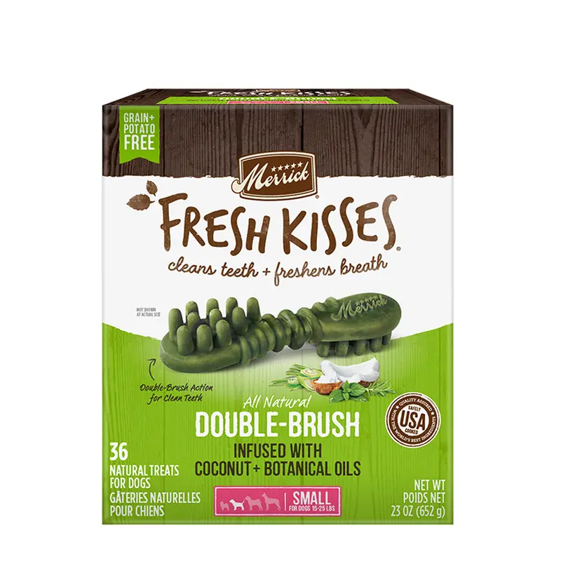 Merrick Fresh Kisses Coconut Dental Treats For Small Dogs (23oz) (36Ct)