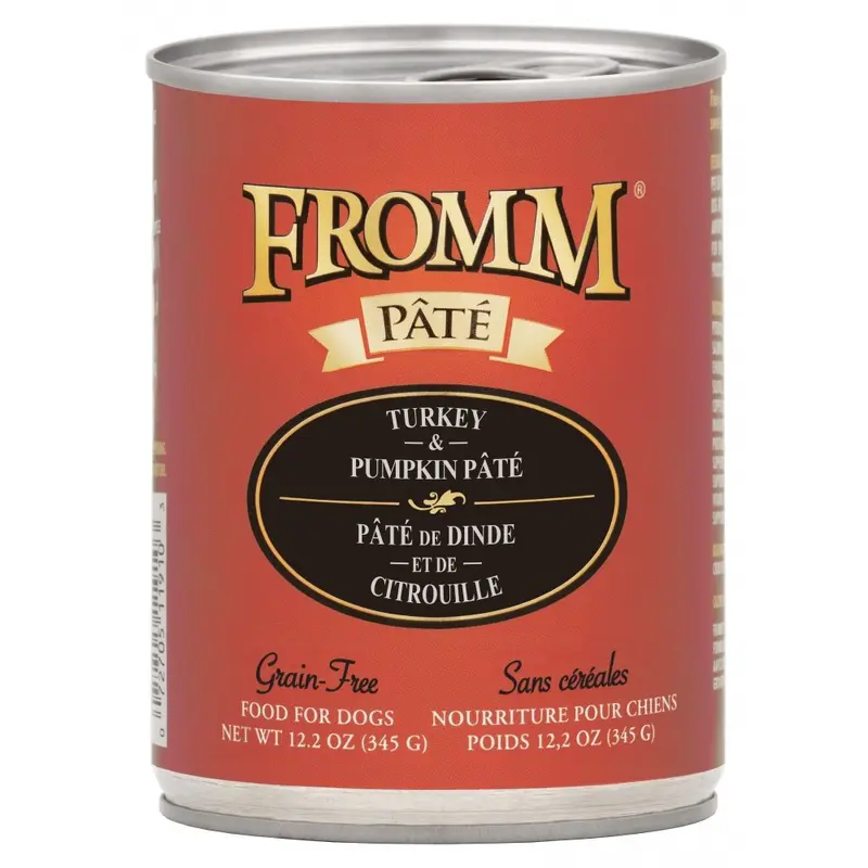 Fromm Grain Free Canned Turkey & Pumpkin Pte Dog Food