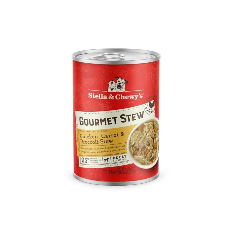 Stella & Chewy's Gourmet Chicken, Carrot & Broccoli Stew For Dogs