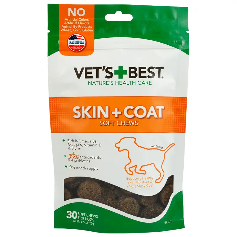 Vet's Best Skin & Coat Soft Chews